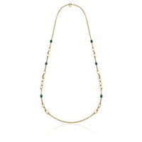 Collana Unoaerre Donna in Bronzo Malachite 010EXH0024000 2198 - 010EXH0024000 2198